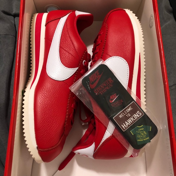 red nike cortez stranger things